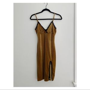 Velvet Slip Dress